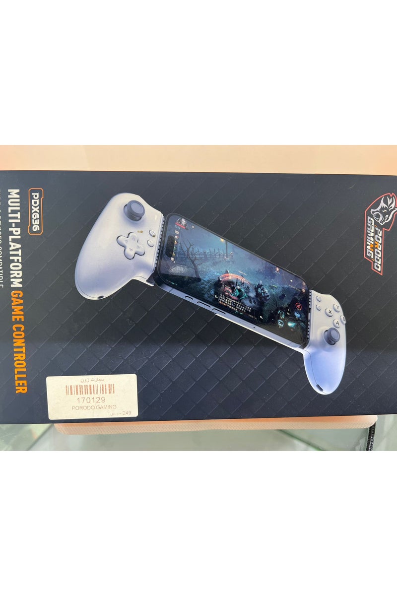 وحدة تحكم ألعاب محمولة مزودة بعصا تحكم بتأثير هول، وحدة تحكم هاتف لأجهزة iPhone/Android/الكمبيوتر اللوحي/iPad/Switch، لتشغيل Call of Duty وRoblox وXbox Cloud وPlaystation، وحدة تحكم ألعاب محمولة تعمل بالبلوتوث لأجهزة iPhone 16 و15 و14 و13 وSamsung و - Image 5