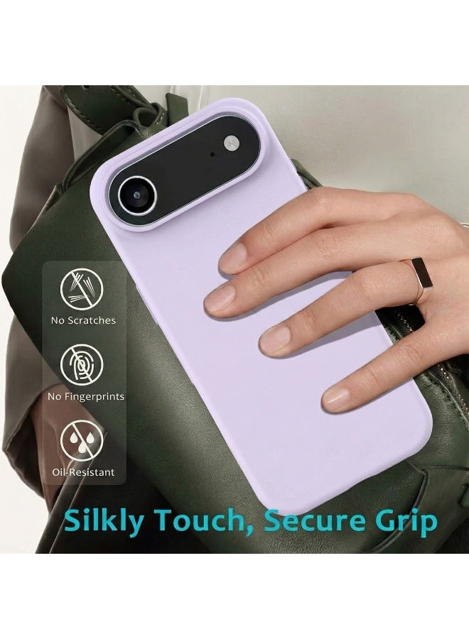 موبكوس جراب Mobcos iPhone 17 Air الأرجواني بشعار Elite، مصنوع من السيليكون الفاخر، مزود بخاصية الشحن اللاسلكي المغناطيسي | ملمس ناعم كالحرير | حماية فائقة ضد الصدمات بمعايير عسكرية | توافق مغناطيسي قوي | غطاء أنيق ونحيف - Image 2