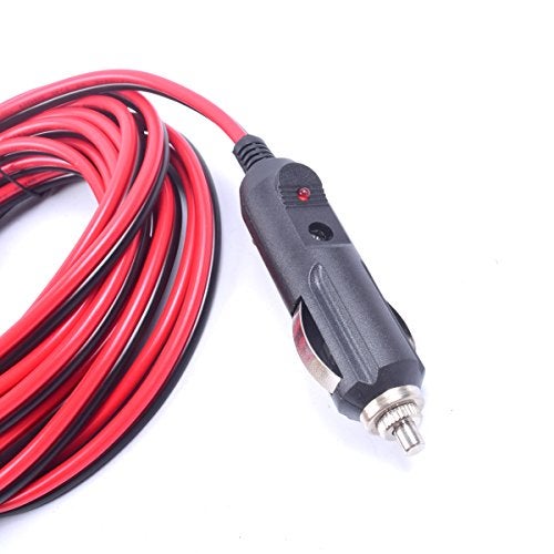 Ekylin Premuim Car Cigarette Lighter Male Plug to Raw Cable Eyelet Terminal Extension Adapter 15FT/15A Heavy Duty Auto Power Supply Cord DC Wire for Electronics Inverter LED Lights Vacuum 12V/24V Devices - Image 4