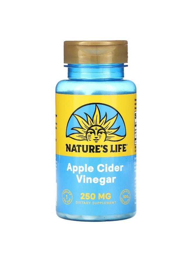 Nature's Life Nature's Life, Apple Cider Vinegar, 250 mg, 100 Tablets  - Image 1