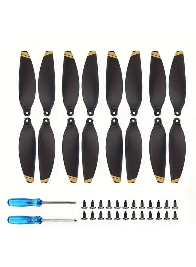 DJI Mavic Mini Propeller Replacement 16pc Set Black Red Blue White Durable Lightweight High Quality - Image 4