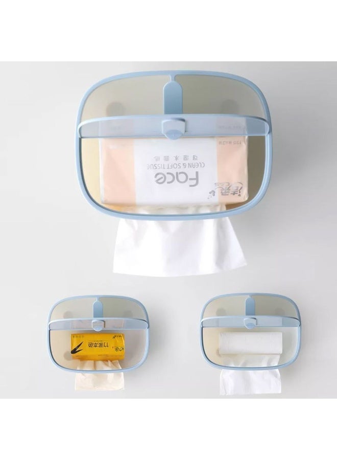 إيكوكو علبه مناديل بارجل خشب + منظم - Image 3