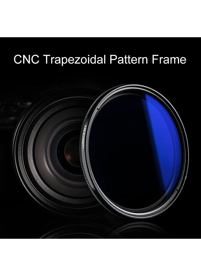K&F Concept 67mm Ultrathin Variable ND Filter ND2 to ND400 Adjustable Neutral Density Filter  - Image 2