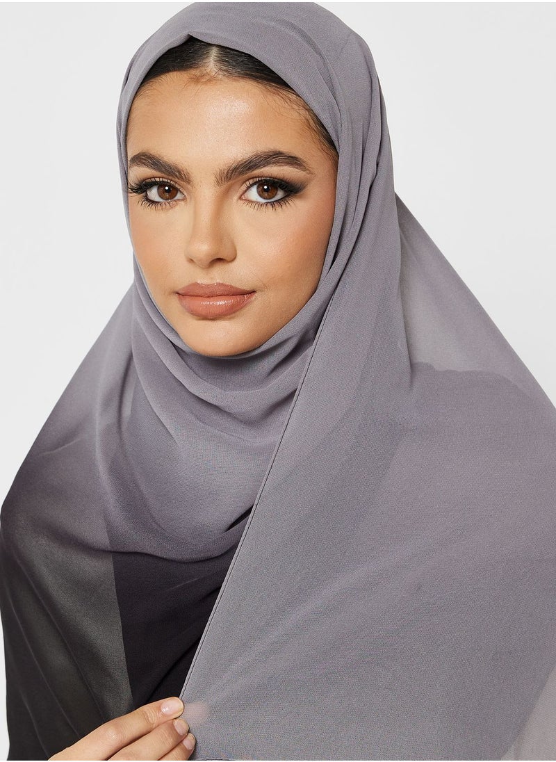 Khizana - Ombre Chiffon Hijab Scarf - Image 1