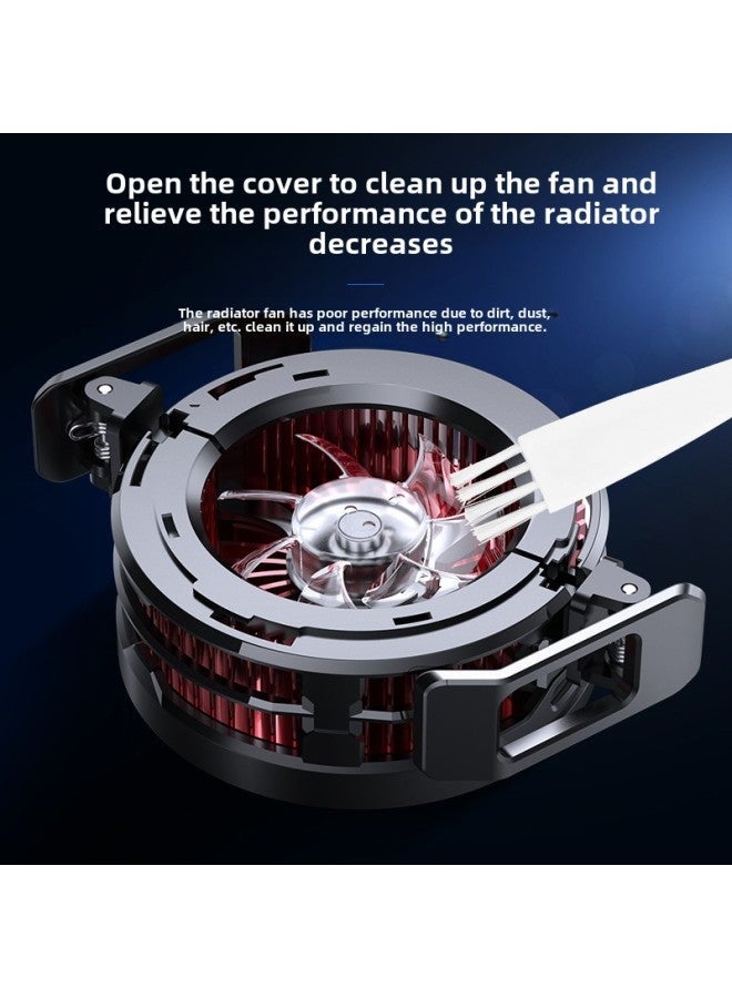 MEMO Rice Ink CX08 Icing Mobile Phone Radiator Magnetic Suction Back Clip Semiconductor Cooling Detachable Cover Radiator-Color:Cx08-pro [9v2a Model]  - Image 5