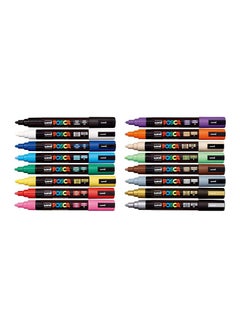 POSCA Acrylic Paint Marker Set 16 PCS, Medium Size 1.8mm - 2.5mm  - Image 5