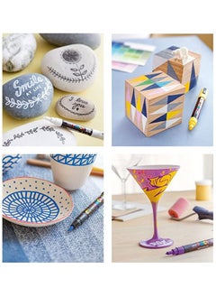 POSCA طقم قلم طلاء أكريليك 16 قطعة، مقاس متوسط 1.8 مم - 2.5 مم  - Image 3