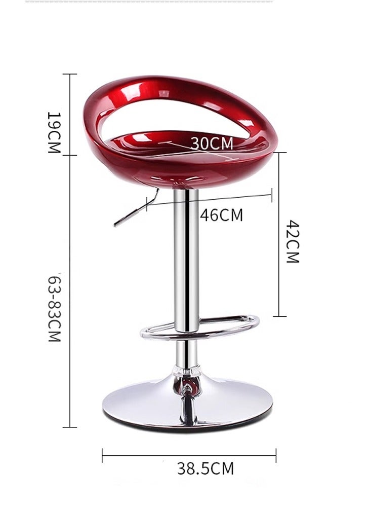 لاني وحدة التحكم عن بُعد كرسي عالي القضيب قابل للضبط، كرسي مضاد للضيوف (قطعة حمراء واحدة) - Image 4