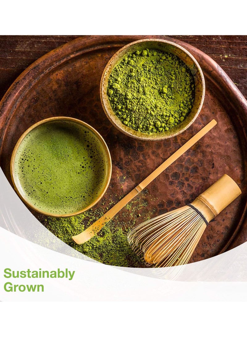 Homeosoobone - 3 Piece Matcha Set Bamboo Whisk Matcha Mixer Tea Spoon Traditional Scoop Chashaku - Image 1