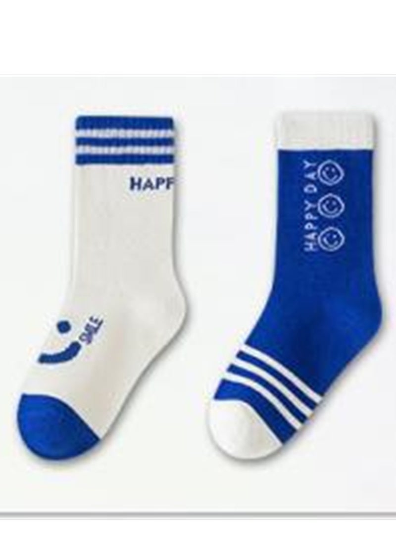 Generic - 5 pairs of children's socks pure cotton mid-calf socks breathable and comfortable socks - Image 1
