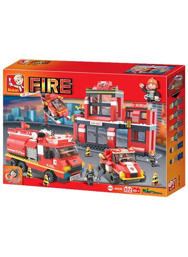 Sluban Fire Alarm 693pcs