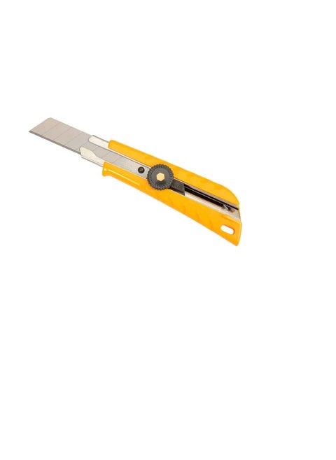 KNP OLFA Heavy-Duty Rubber Grip Utility Knife (25mm) is a high-performance cutting tool designed for precision, durability, and comfort.
