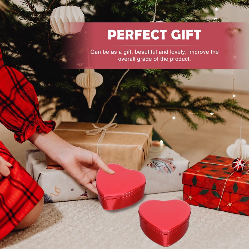 Large Red Heart Shaped Candy Boxes 10 Pack Wedding Party Sweet Containers - Image 5