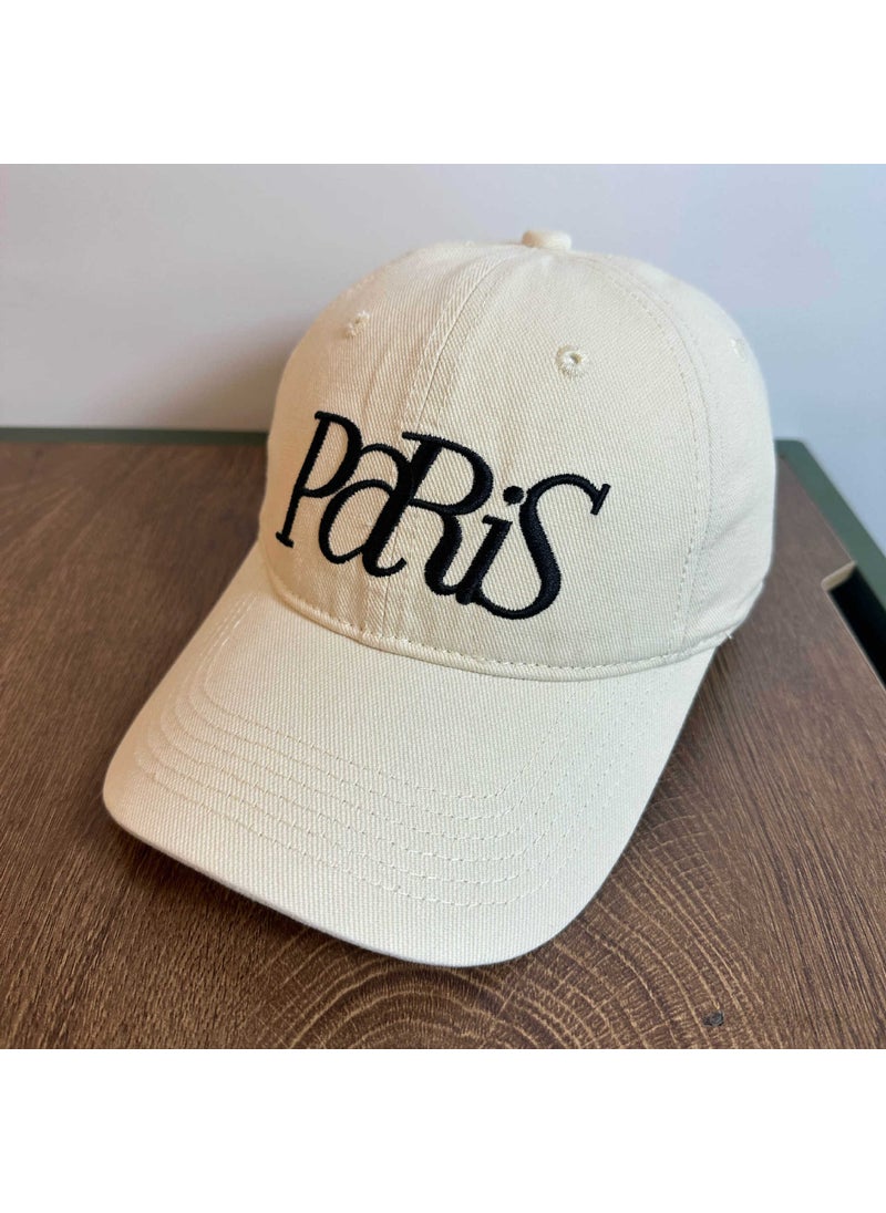 Generic PaRiS Embroidered Hip Hop Baseball Cap Adjustable Spring Summer Red  - Image 3