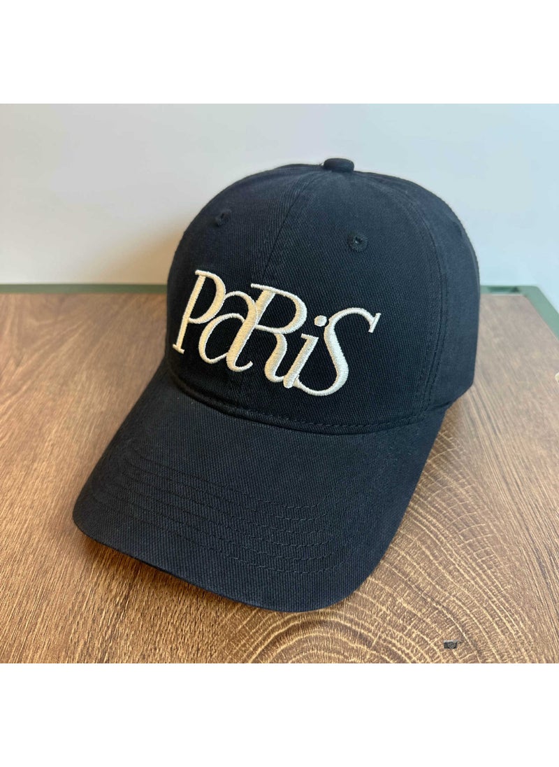 Generic PaRiS Embroidered Hip Hop Baseball Cap Adjustable Spring Summer Red  - Image 4