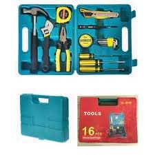 GETHOME Gethome Portable Tool Kit Set for Maintenance and Emergency Uses Hand Tool Kit Uses For Home Office Etc 16 PCS  - Image 4