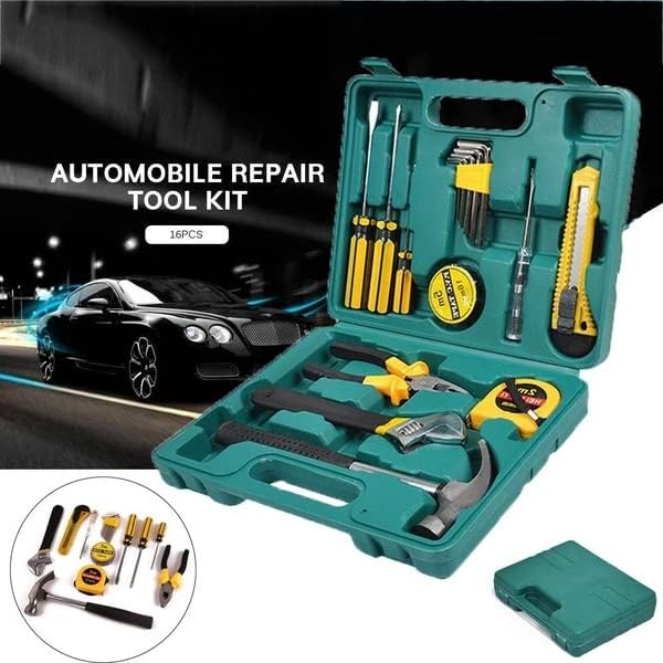 GETHOME Gethome Portable Tool Kit Set for Maintenance and Emergency Uses Hand Tool Kit Uses For Home Office Etc 16 PCS  - Image 2