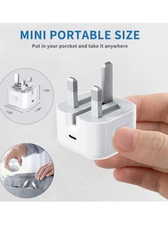 iPhone 20W Fast Charger | USB C Wall Fast Charger Compatible with iPhone 15/14/14 Pro/14 Pro Max/13/12/SE2020/11/XR/XS Max/X/iPad