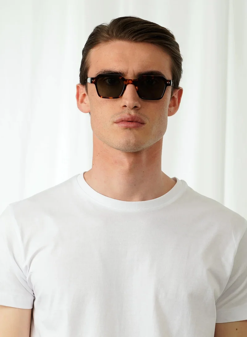 Explicit Poets Explicit Poets Unisex ELLIOT Tortoise - Green Stylish Sunglasses, 12EP1