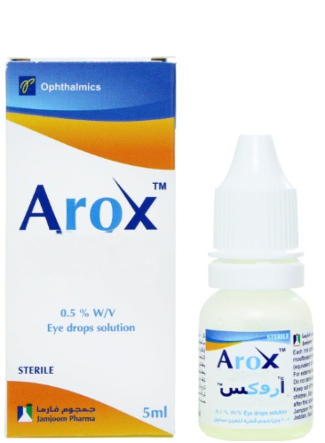 JAMJOOM PHARMA Arox Eye Drops Solution - 5ML - Image 1