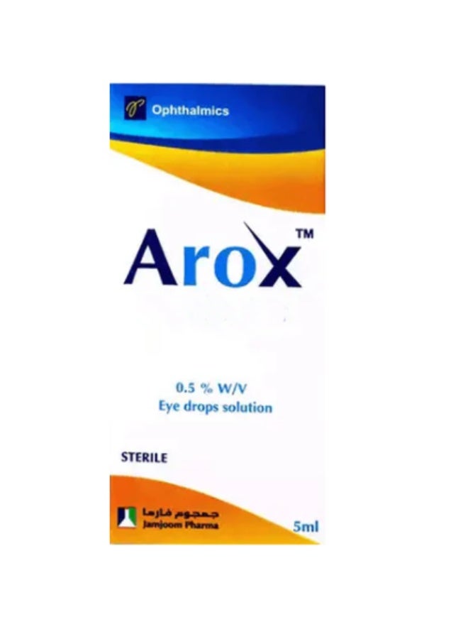 JAMJOOM PHARMA Arox Eye Drops Solution - 5ML - Image 2