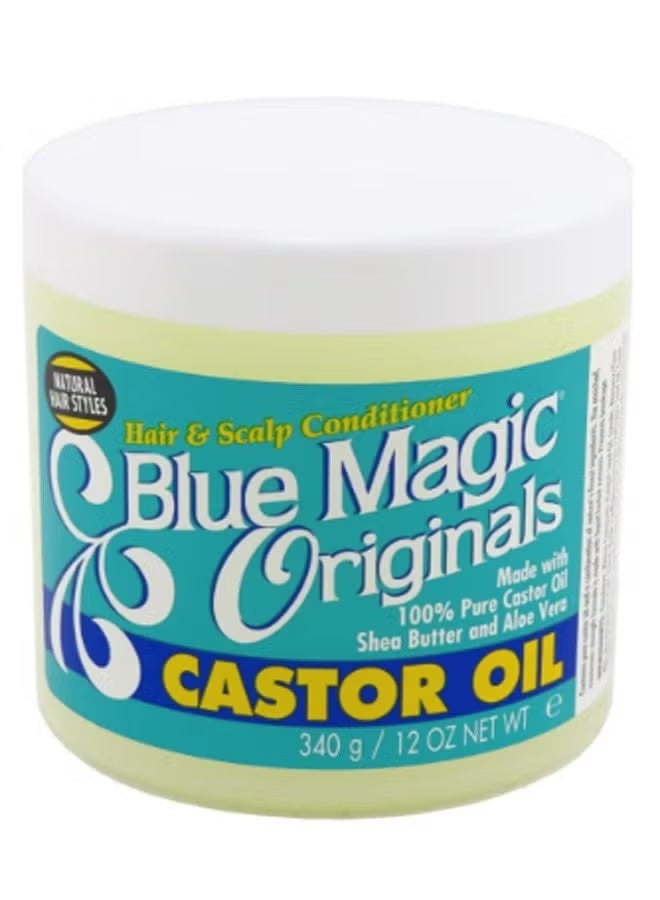 بلو ماجيك أوريجينال - بلسم الشعر وفروة الرأس بزيت الخروع 340 جم