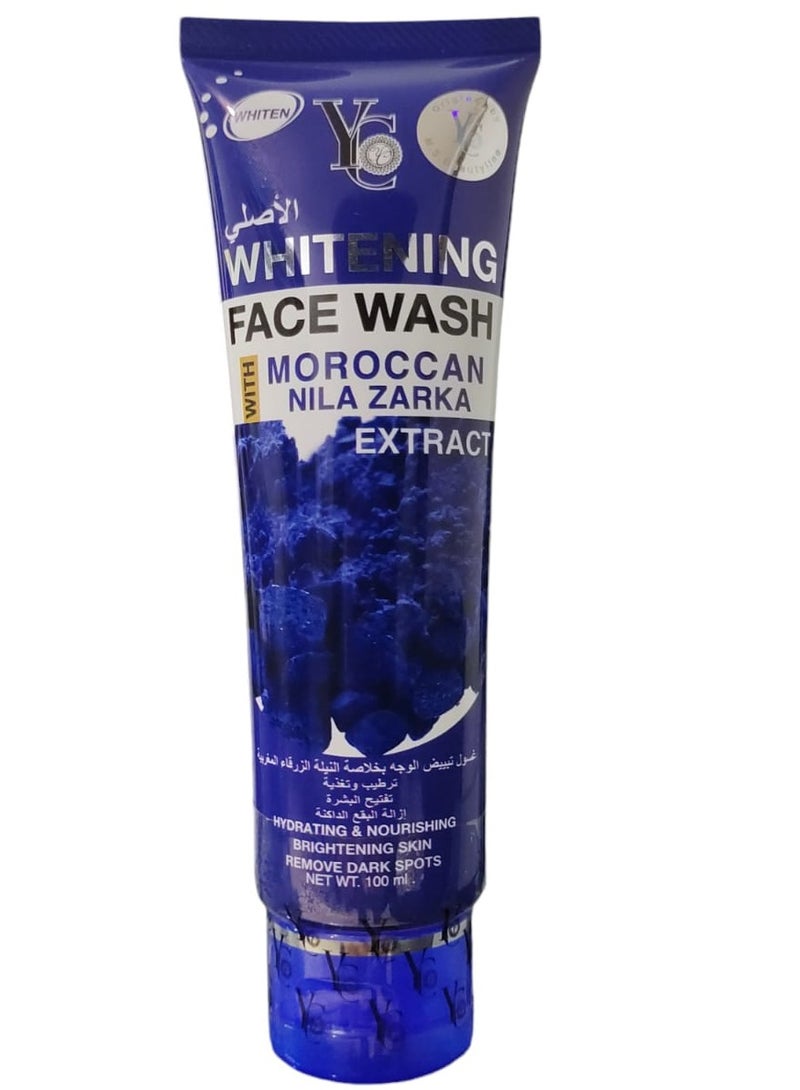 YC Whitening Face Wash With Moroccan Nila Zarka 100 ml
