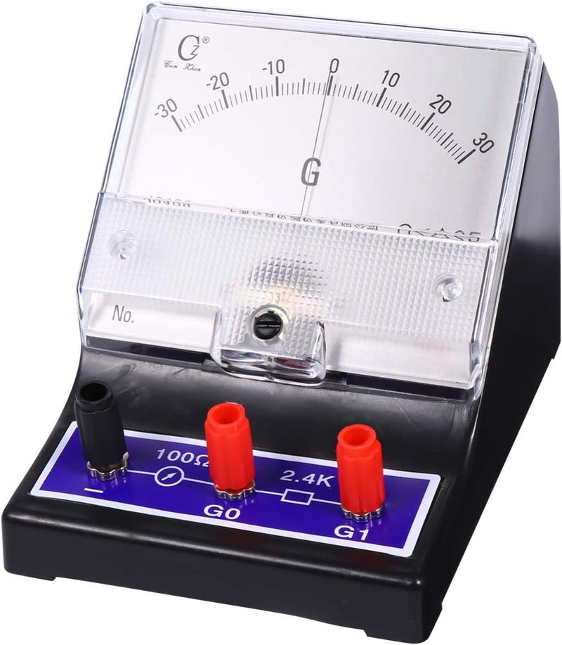klarako Analog Ammeter Pointer Type Electrical Current Ampere Tester Amperemeter Microammeter Galvanometer for Lab - Image 2