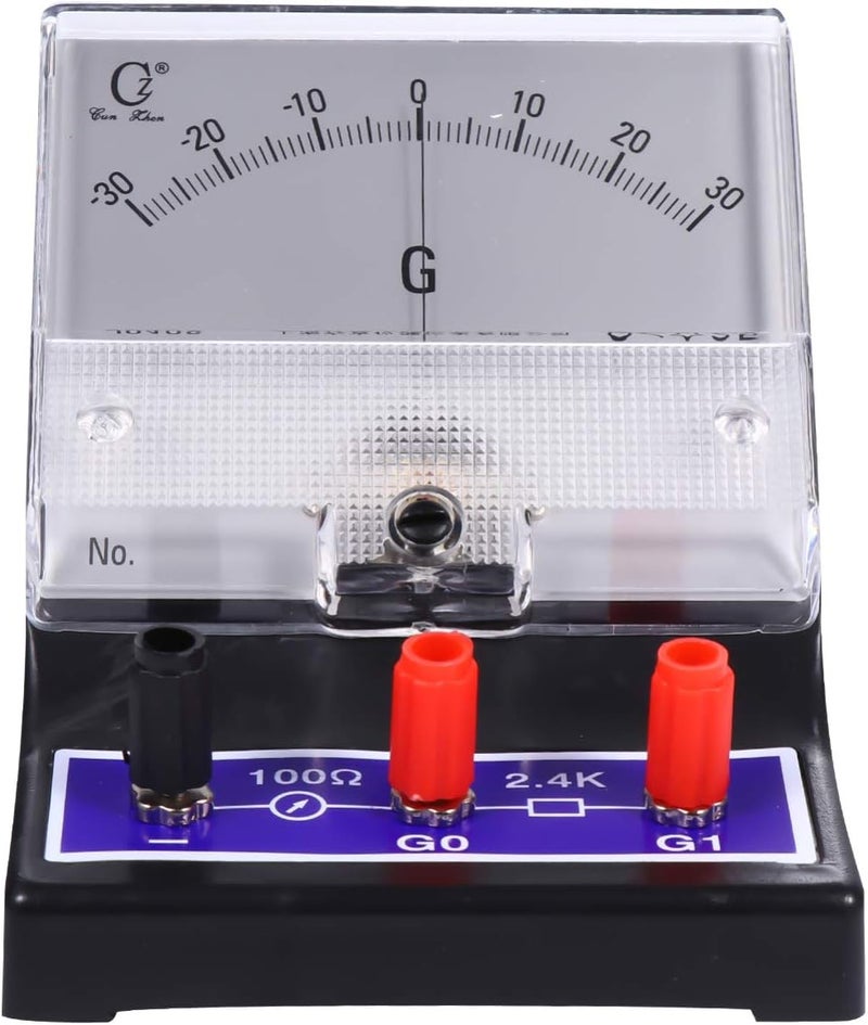 klarako Analog Ammeter Pointer Type Electrical Current Ampere Tester Amperemeter Microammeter Galvanometer for Lab - Image 1