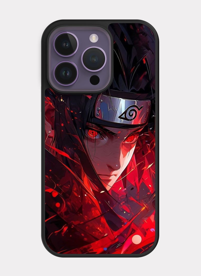 PXLAAT iPhone 14 Pro case cover Itachi Uchiha Naruto - Image 1