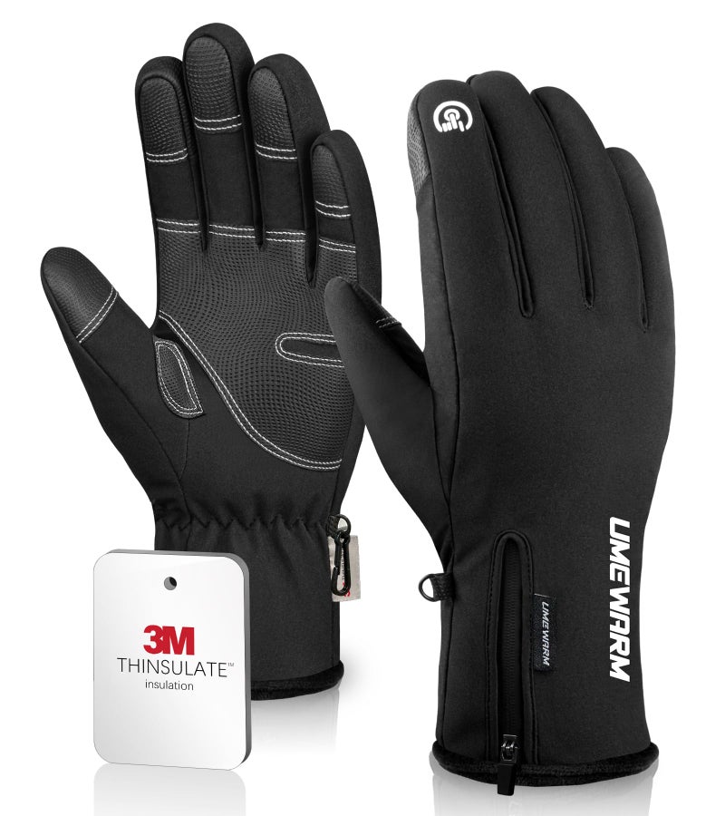 UMEWARM -10â„‰ Waterproof Winter Gloves Men, Touchscreen Fingers Snow Ski Gloves Women, 5-Layer Touch Screen Cold Weather Gloves - Image 1