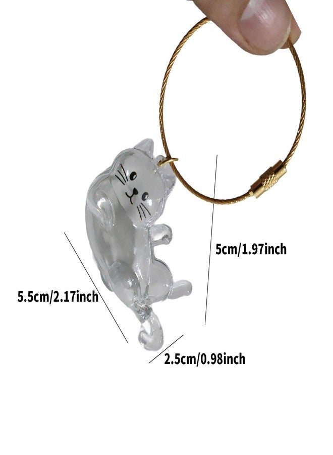 MERISHOPP Kitty Keychain Unique Compact Cat Memorial Gift Pet Hair Collector Keychain Style G|Collectibles|Pez, Keychains, Promo Glasses|Keychains|Modern (1970-Now) - Image 2