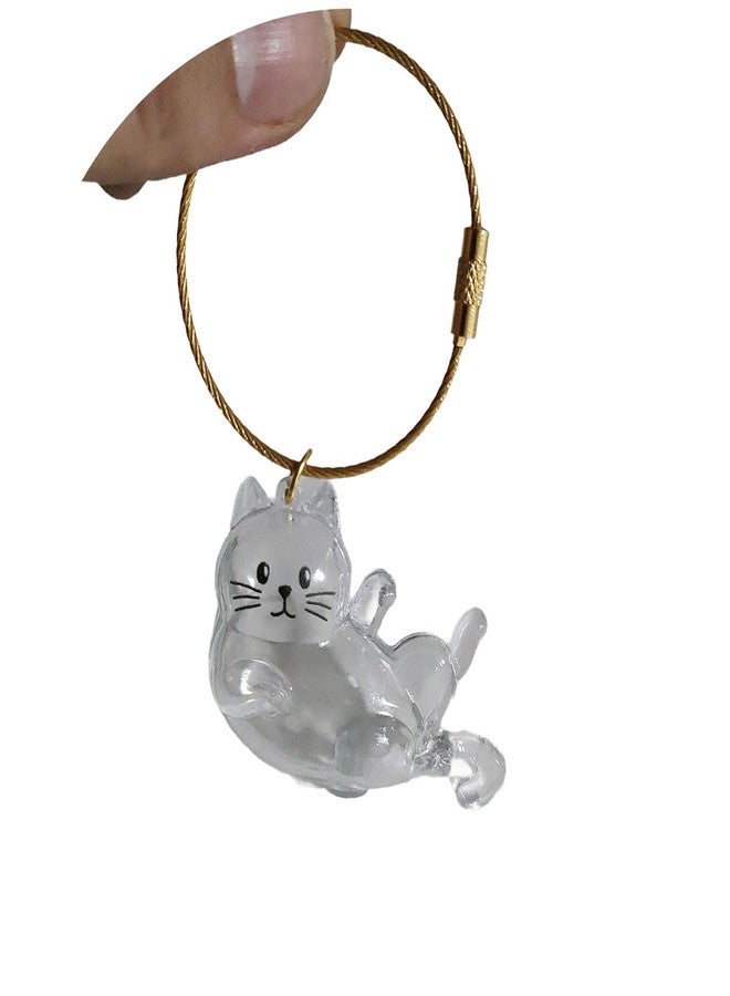 MERISHOPP Kitty Keychain Unique Compact Cat Memorial Gift Pet Hair Collector Keychain Style G|Collectibles|Pez, Keychains, Promo Glasses|Keychains|Modern (1970-Now) - Image 4
