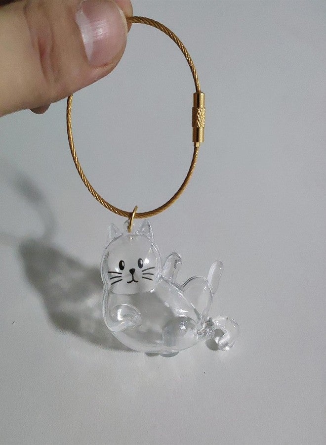 MERISHOPP Kitty Keychain Unique Compact Cat Memorial Gift Pet Hair Collector Keychain Style G|Collectibles|Pez, Keychains, Promo Glasses|Keychains|Modern (1970-Now) - Image 3