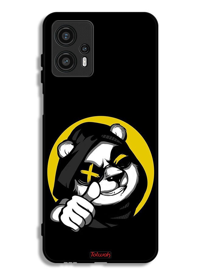 Tolwak Motorola Moto G13 Protective Case Cover Marshmallow Cute Cat - Image 1