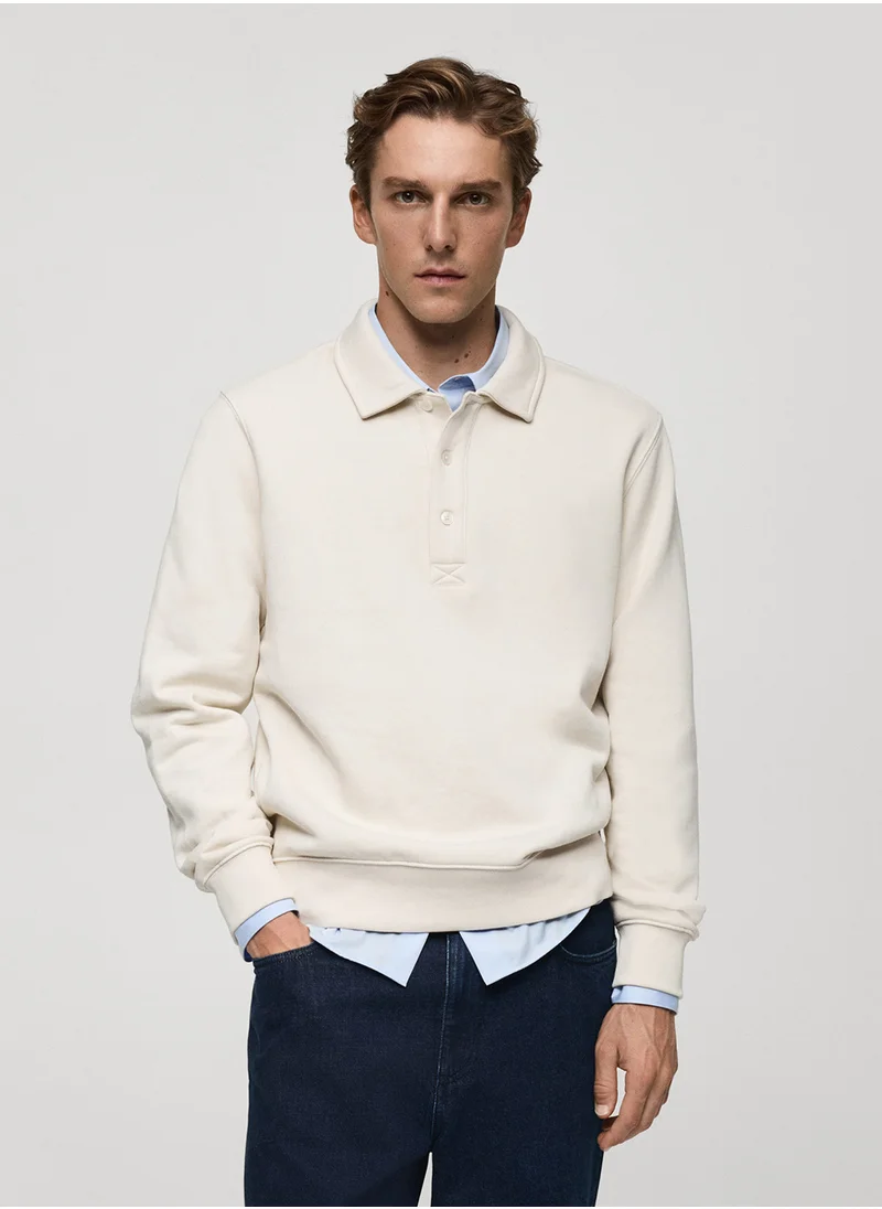 مانجو مان Polo Neck Sweatshirt