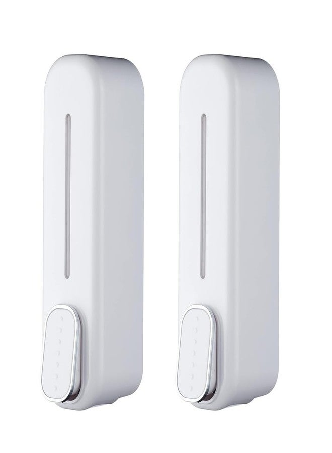 BATHONIX White Dolphin ABS Plastic Wall Mounted Soap Dispenser 350ml (Pack of 2) - Image 1