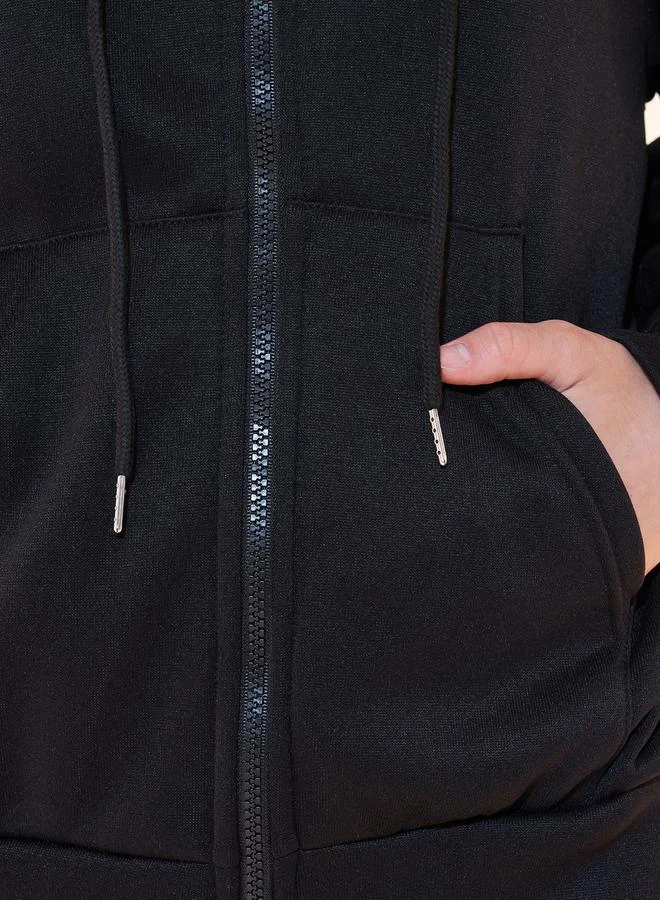 Take Two Oversized Hooded Jacket with Drawstring