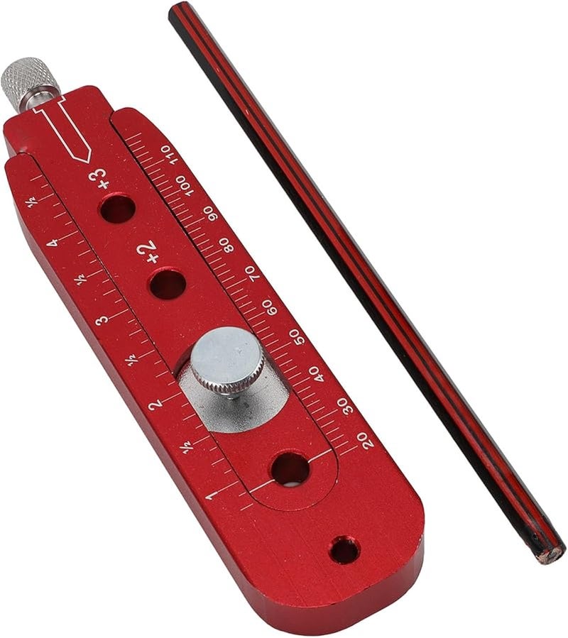 Adjustable Woodworking Scriber Lightweight Aluminum Alloy Tool For Accurate Circle Marking Size 35 41 - Image 2