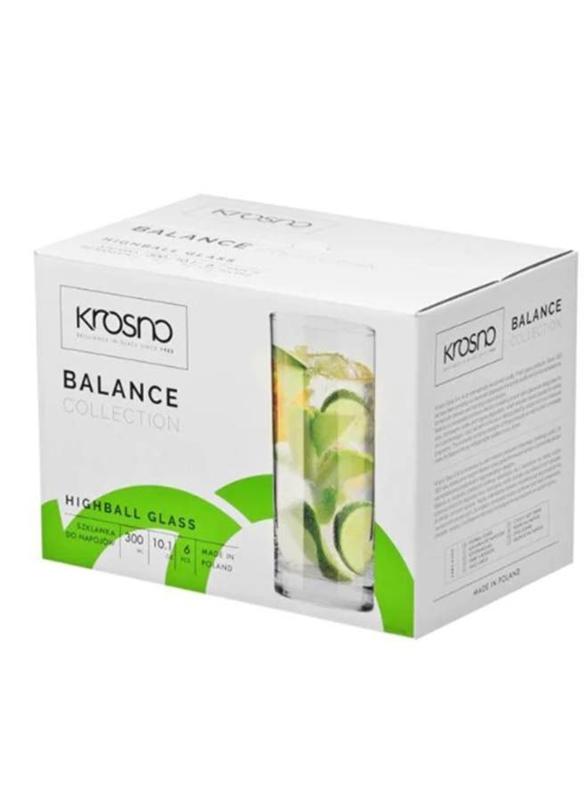 Krosno Balance Set of 6 Glass - 300ml - Image 3