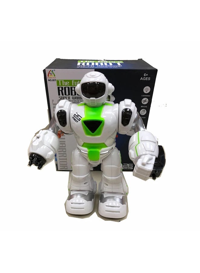 NIBEMINENT Super Warrior RC Robot With Light And Music