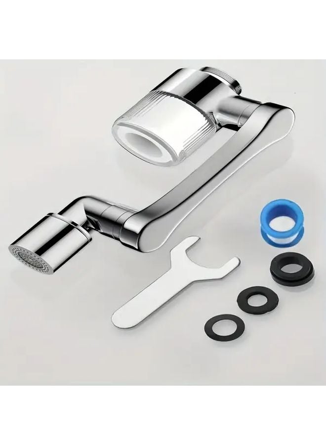 مرشح مياه الصنبور الجليدي الفضي يقلل من 99٪ من الكلور مع دوار مهوية وطرق رش عالية الضغط - Image 1