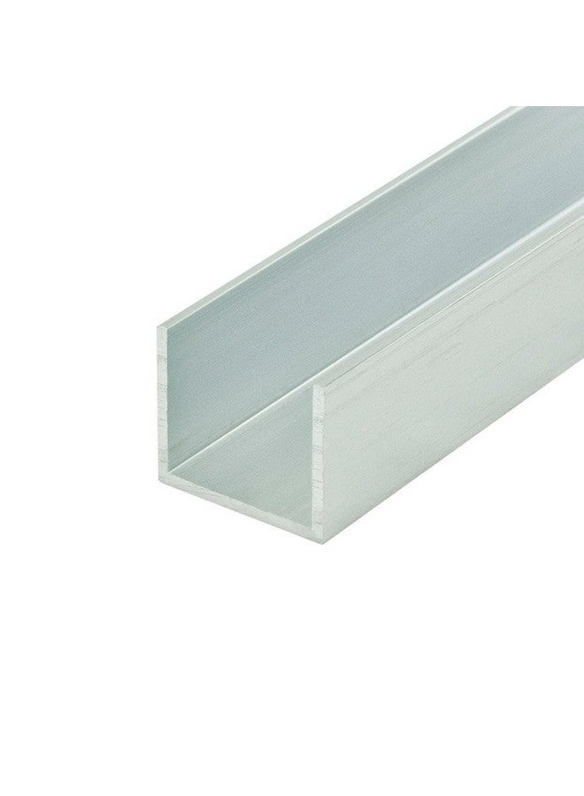 Outwater Mill Finish 3/4'' Inside Dimension Aluminum U-Channel 36'' Length (Pack of 4) Alu947-M C-Channel - Image 1