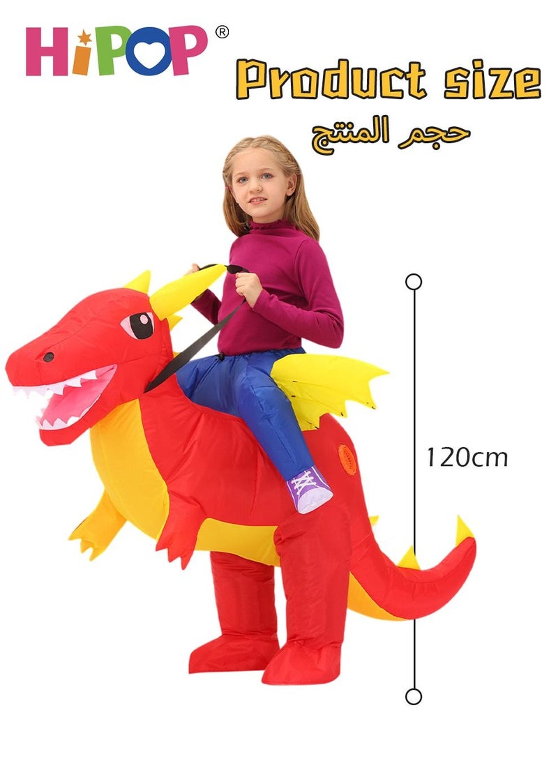 Inflatable Doll Costumes for Kids,with Tape Inflator,120-140cm Height,Holiday Party Atmosphere Props,Inflatable Cosplay Costume