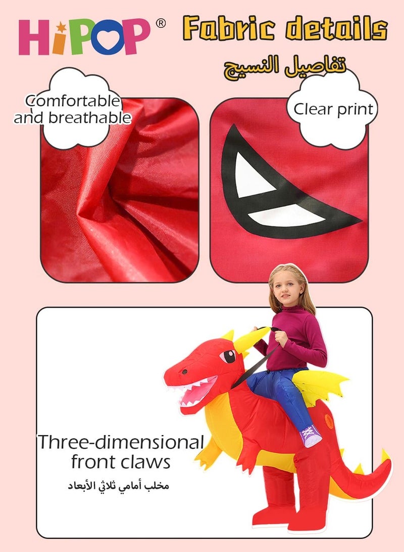 Inflatable Doll Costumes for Kids,with Tape Inflator,120-140cm Height,Holiday Party Atmosphere Props,Inflatable Cosplay Costume