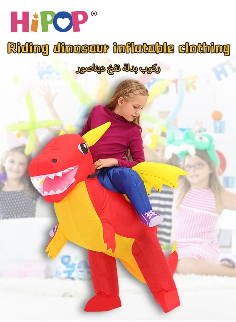 Inflatable Doll Costumes for Kids,with Tape Inflator,120-140cm Height,Holiday Party Atmosphere Props,Inflatable Cosplay Costume