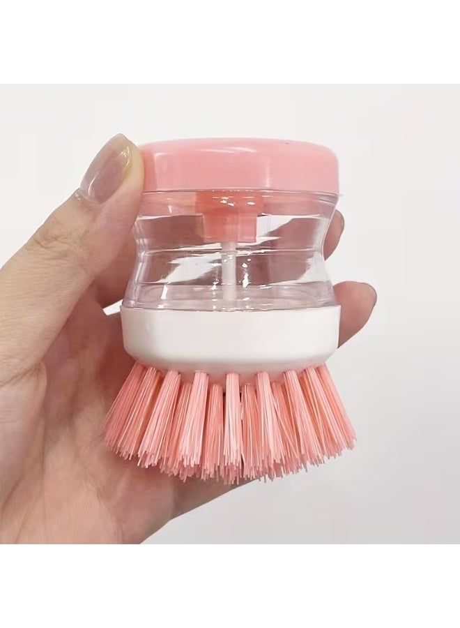 Goolsky 1pc, Kitchen Dishwashing Brush, Pot Washing Brush, Press Out Liquid, Handheld Cleaning Brush, Multifunctional Cleaning Brush, Cleaning Supplies, Cleaning Tool - Image 5