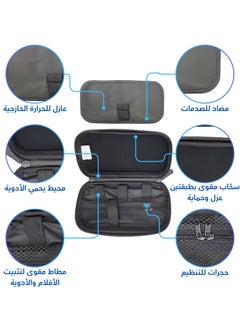ARINA ARINA Small Insulin Cooler Bag with One Gel Pack, Fits Two Additional ARINA Premium Cooling Gels, Food Grade Aluminum Interior, Mold Resistant, Waterproof, Shock-Proof, Lightweight  - Image 4
