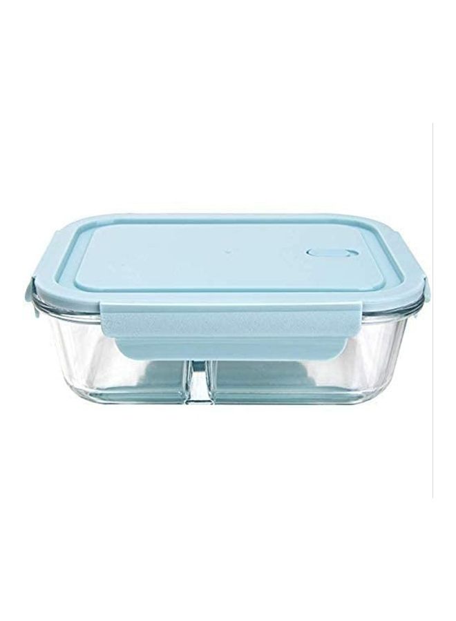 NIBEMINENT Leak-Proof Lunch Box With Lid Blue/Clear - Image 2