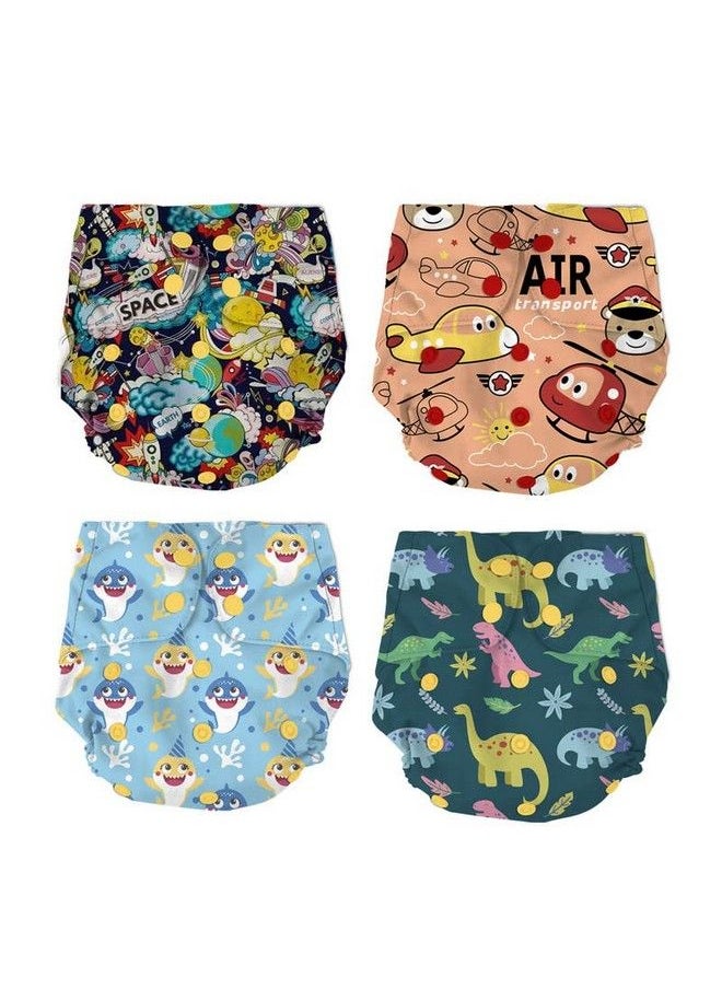 0 To 3 Yrs Baby Freesize Ultrahygiene Dinasous + Space + Baby Shark + Air Extra Soft Cloth Diaper 5Hrs Absorbency ; Washable & Reusable Diaper And Cotton Soaker(Pack Of 4) - pzsku/Z2193C1F64148DE640FFFZ/45/_/1692785058/5bfcd95b-2665-471c-ad84-3023bd3a84a6